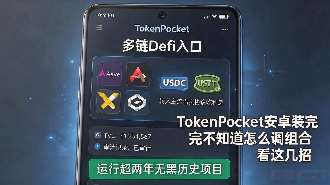 TokenPocket安卓应用多链资产组合优化策略_下载tokenpocket官网安卓应用后，如何优化你的投资组合？_安卓端稳定币借贷生息安全指南