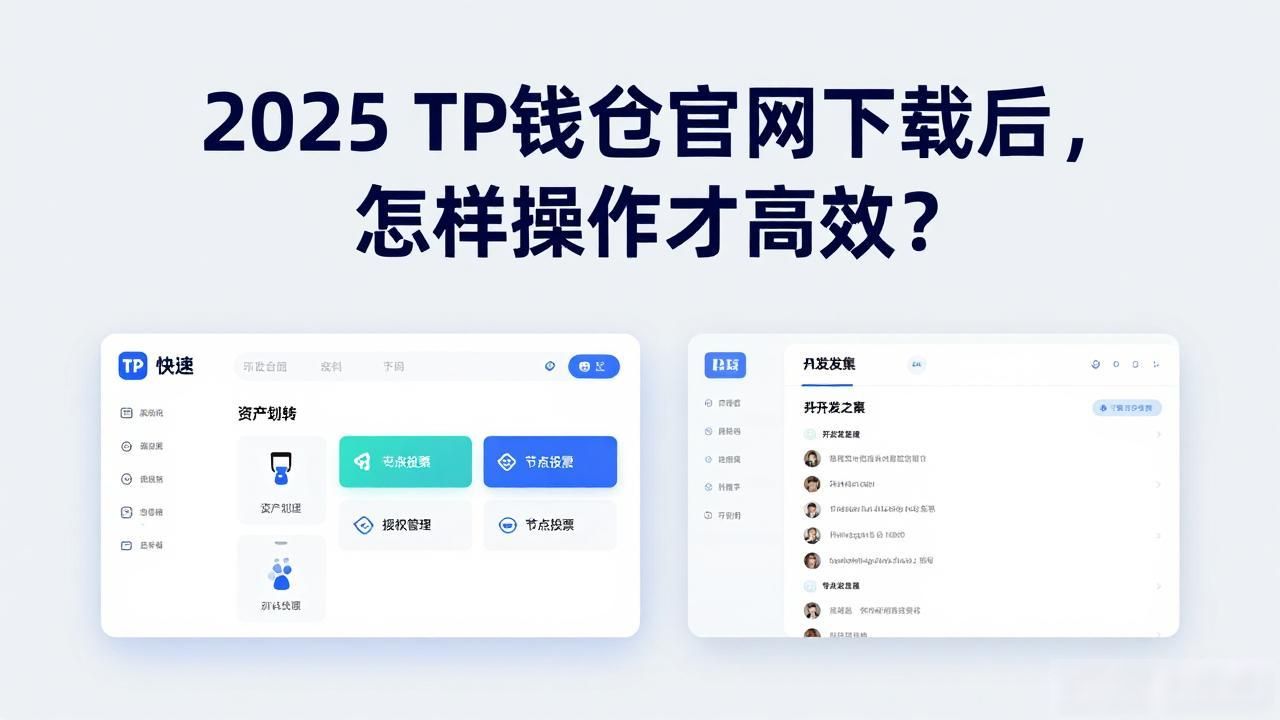 2025 TP钱包官网下载后，怎样操作才高效？
