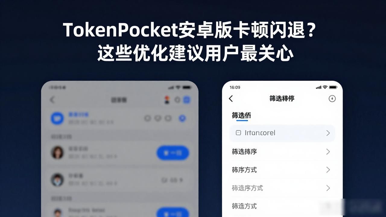 TokenPocket钱包多链资产管理功能改进_TokenPocket钱包安卓版本的反馈与优化建议_TokenPocket钱包安卓版卡顿闪退问题