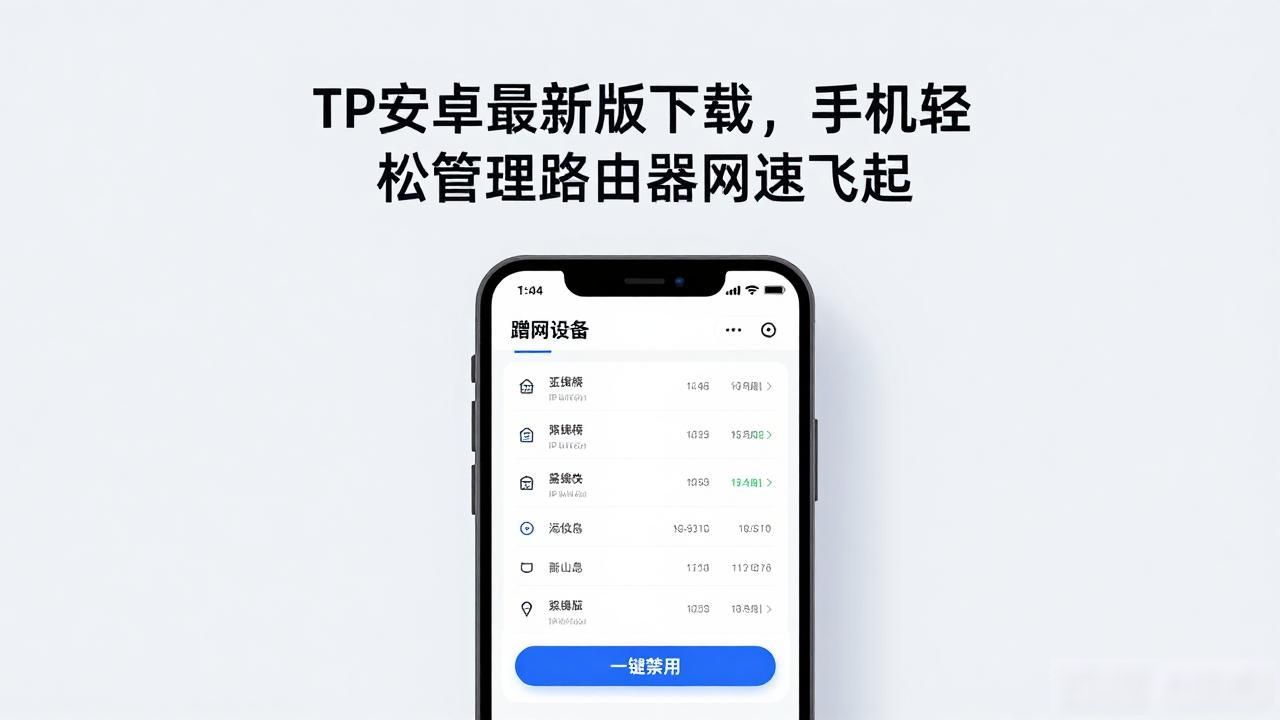 TP安卓最新版下载，手机轻松管理路由器网速飞起