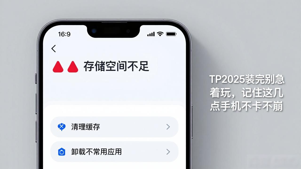 安卓TP2025闪退卡顿解决方法_安卓TP2025安装后,做好这几点避免崩溃!_关闭后台自启动权限存储空间预留8GB