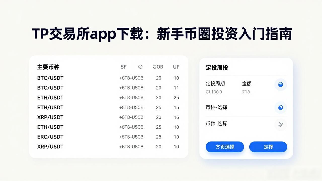 TP交易所app下载：新手币圈投资入门指南
