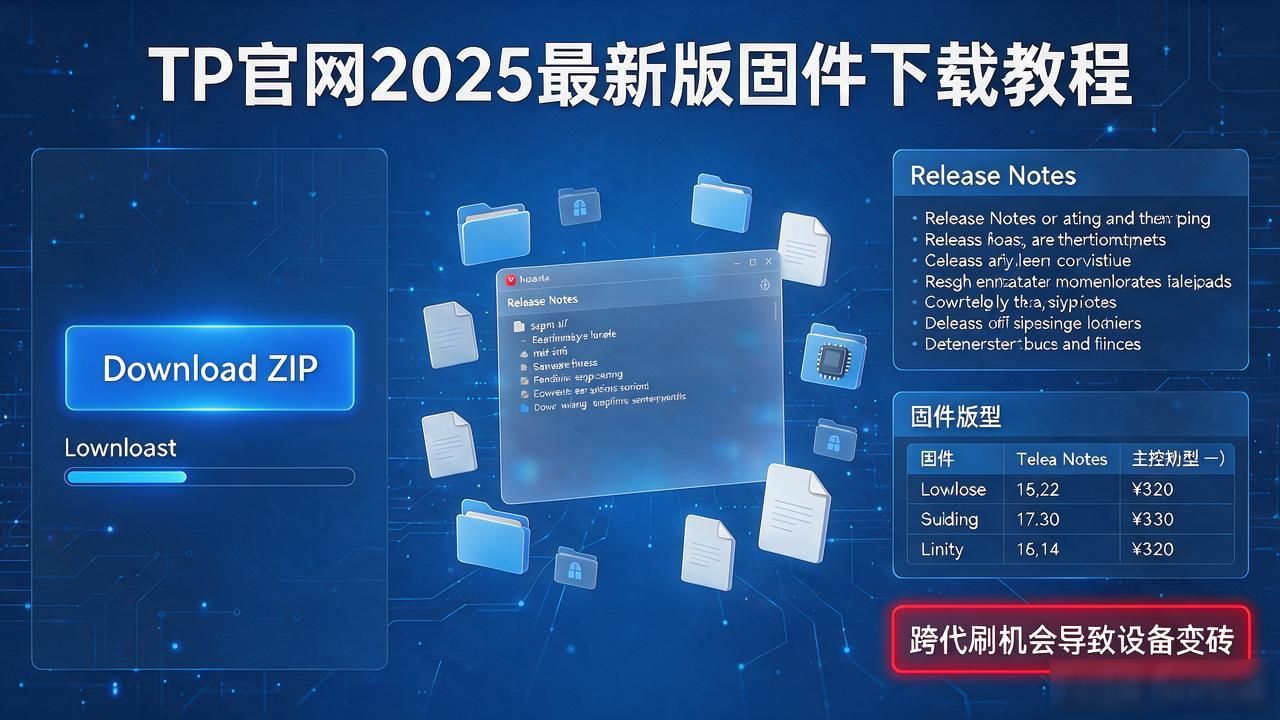 TP官网2025最新版固件下载教程，设备完美适配一次搞定不踩坑