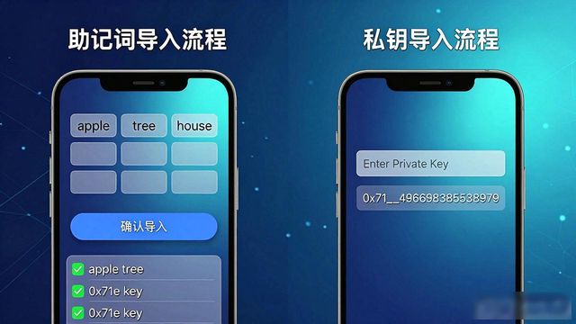 TP钱包链类型选择_TP钱包导入钱包教程_如何在TP钱包APP中导入已有的钱包
