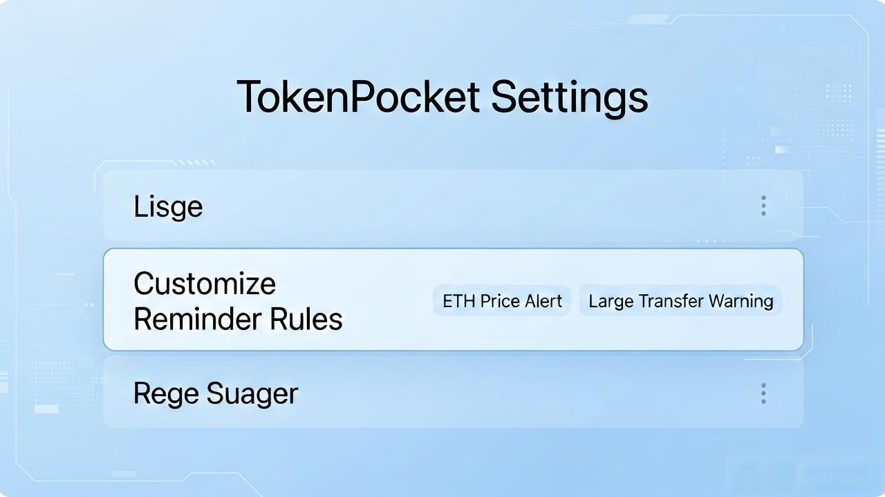 TokenPocket自定义价格波动通知_TokenPocket安卓交易提醒设置_如何在tokenpocket官网的安卓版中设置交易提醒与通知？