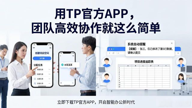 用TP官方APP，团队高效协作就这么简单