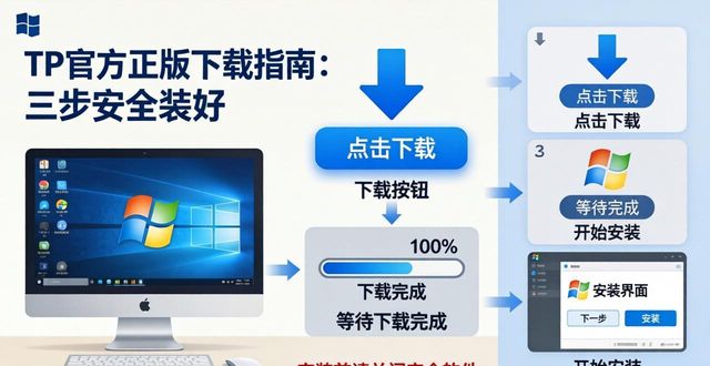 TP官方正版下载指南：三步安全装好