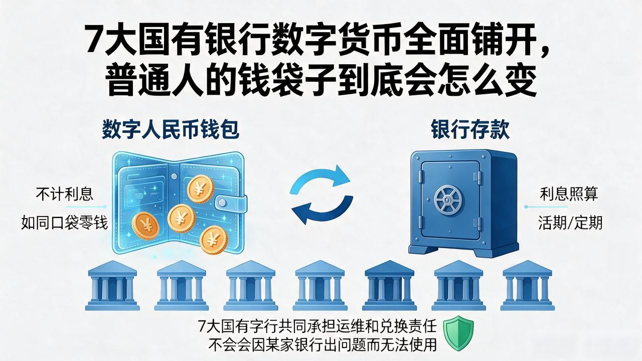 数字人民币试点银行_数字人民币钱包功能_7大国有银行数字货币