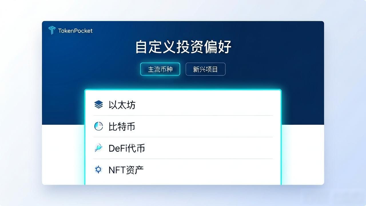 TokenPocket钱包个性化资产配置_TokenPocket官网投资偏好设置方法_如何在tokenpocket钱包官网中设定个性化的投资偏好与需求?