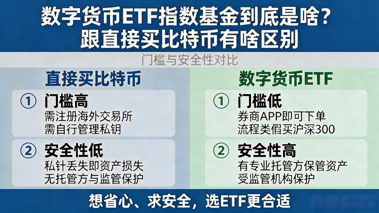 比特币ETF与直接买币区别_数字货币etf指数基金是什么意思_数字货币ETF指数基金是什么