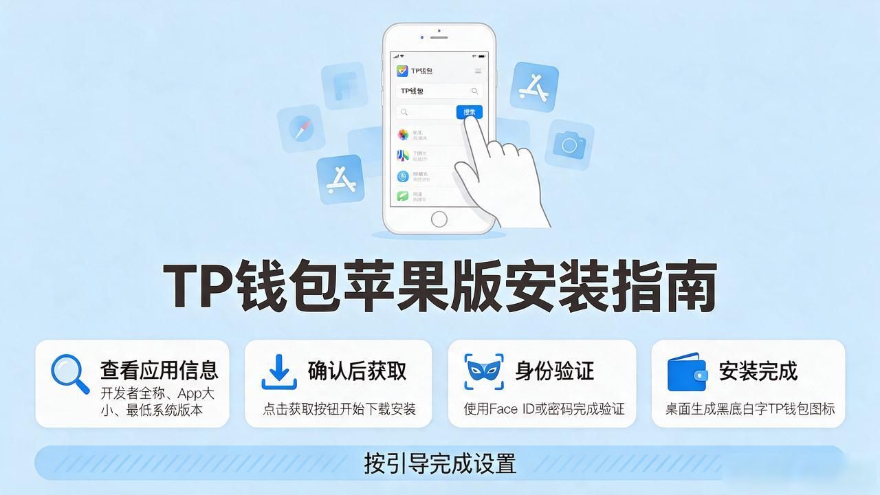 TP钱包苹果版怎么装？打开App Store搜一下就行
