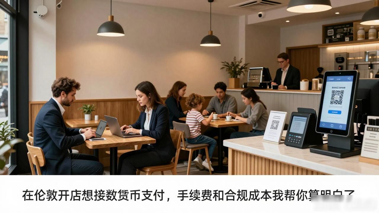 在伦敦开店想接数字货币支付，手续费和合规成本我帮你算明白了