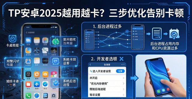 TP安卓2025越用越卡？三步优化告别卡顿