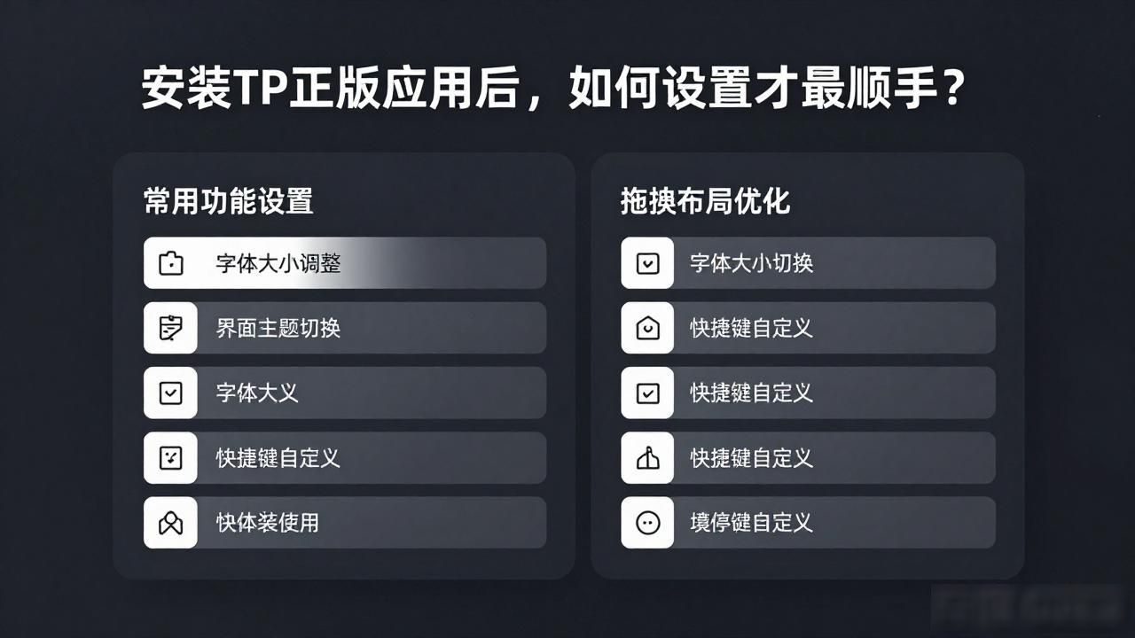 如何在安装tp正版应用后，进行最佳的个性化设置？_个性化手机设置_优化通讯软件使用体验