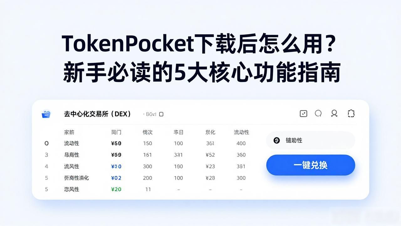 资产管理代币管理_TokenPocket官网下载后的常用功能简介_TokenPocket钱包基础操作