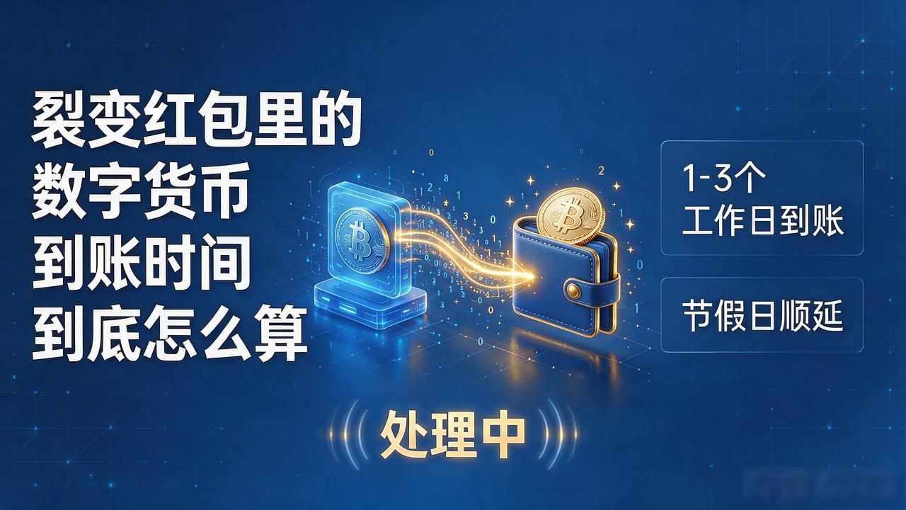 裂变红包里的数字货币 到账时间到底怎么算