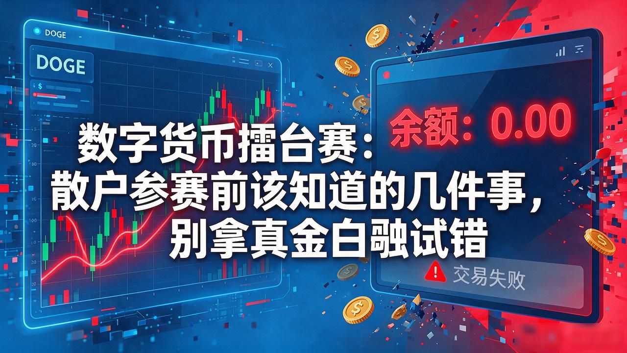 数字货币擂台赛：散户参赛前该知道的几件事，别拿真金白银试错