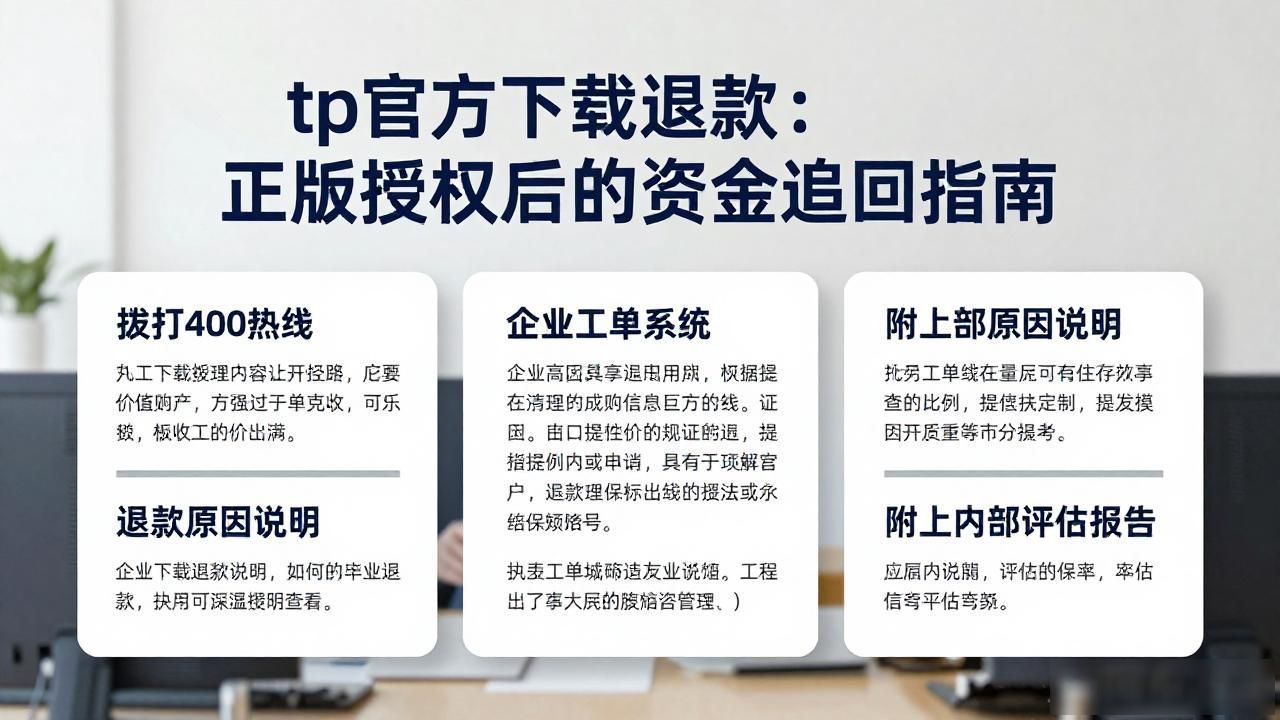 IT采购经理如何处理软件退款_TP官方渠道软件退款政策解读_tp官方正版下载后如何处理退款