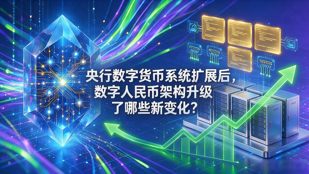 央行数字货币系统扩展后，数字人民币架构升级了哪些新变化