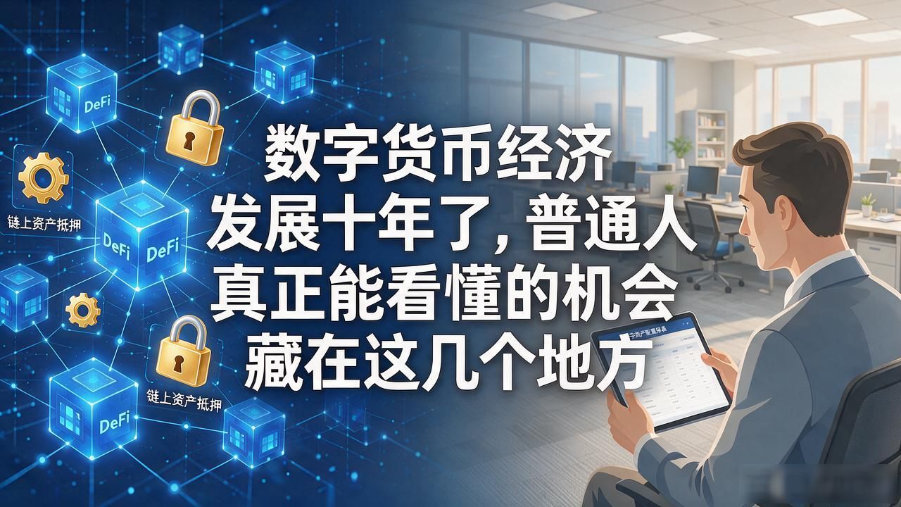 数字货币经济发展十年了，普通人真正能看懂的机会藏在这几个地方