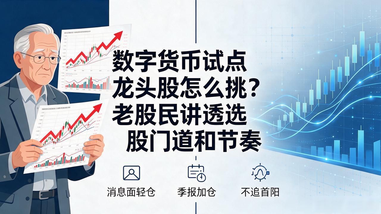 数字货币试点龙头股怎么挑？老股民讲透选股门道和节奏