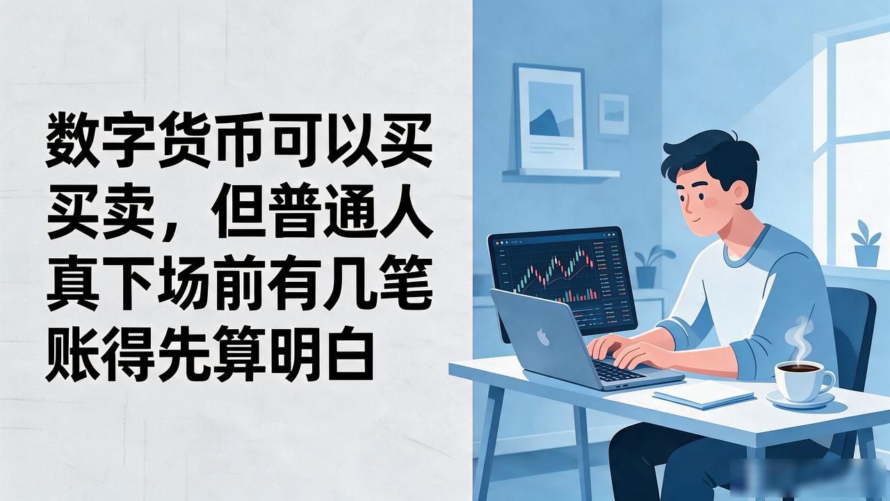 数字货币可以买卖，但普通人真下场前有几笔账得先算明白