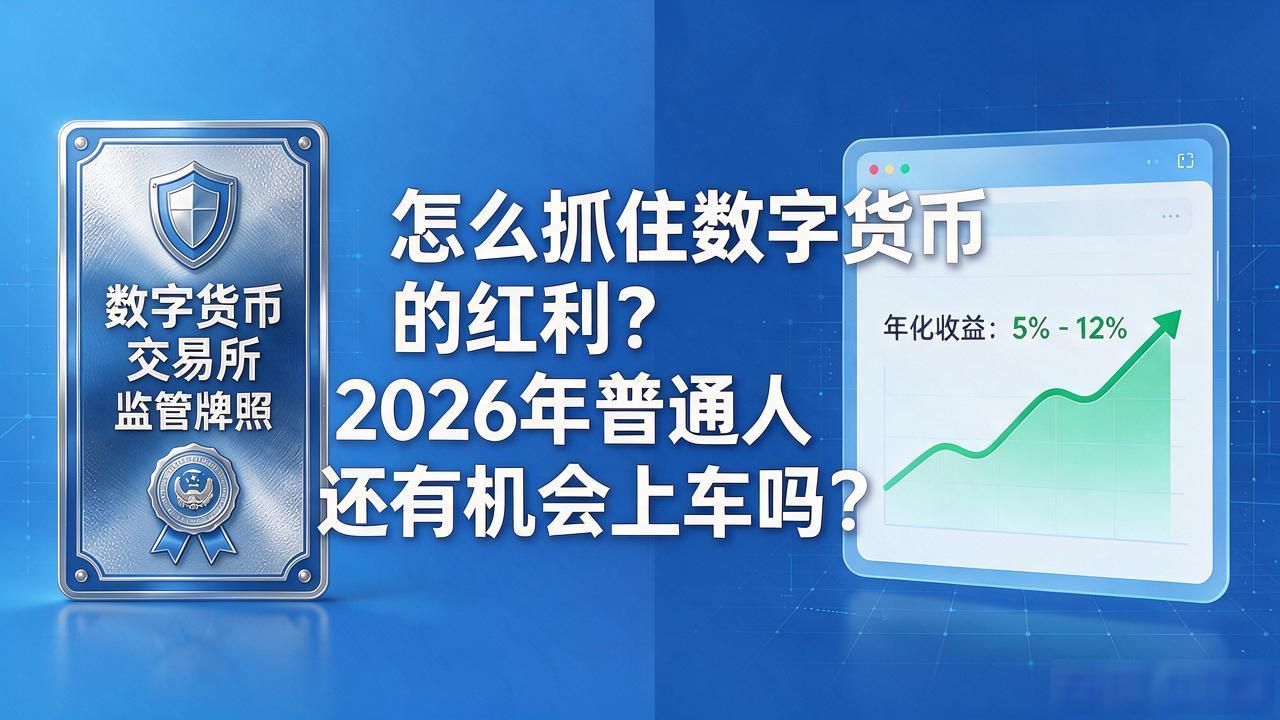 怎么抓住数字货币的红利？2026年普通人还有机会上车吗