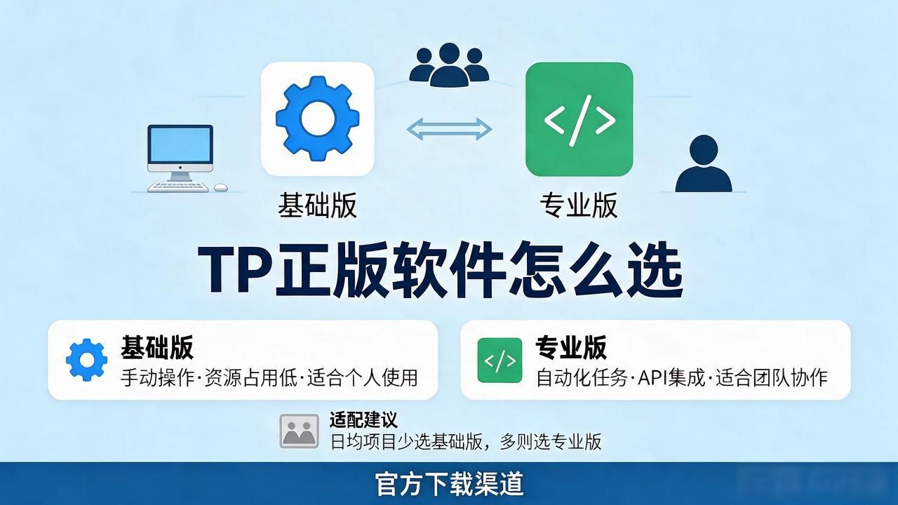 TP正版软件怎么选？官方下载对比图表详解