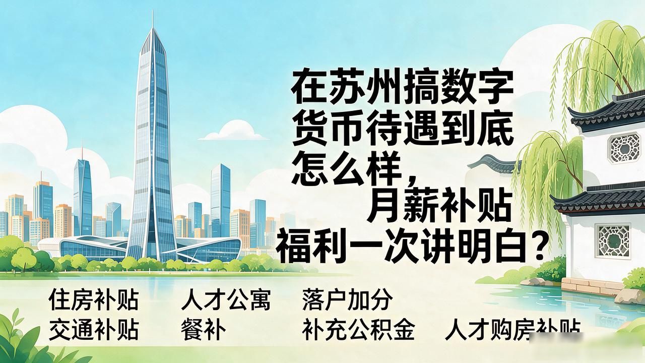 苏州数字货币补贴政策_苏州数字货币薪资待遇_苏州数字货币待遇