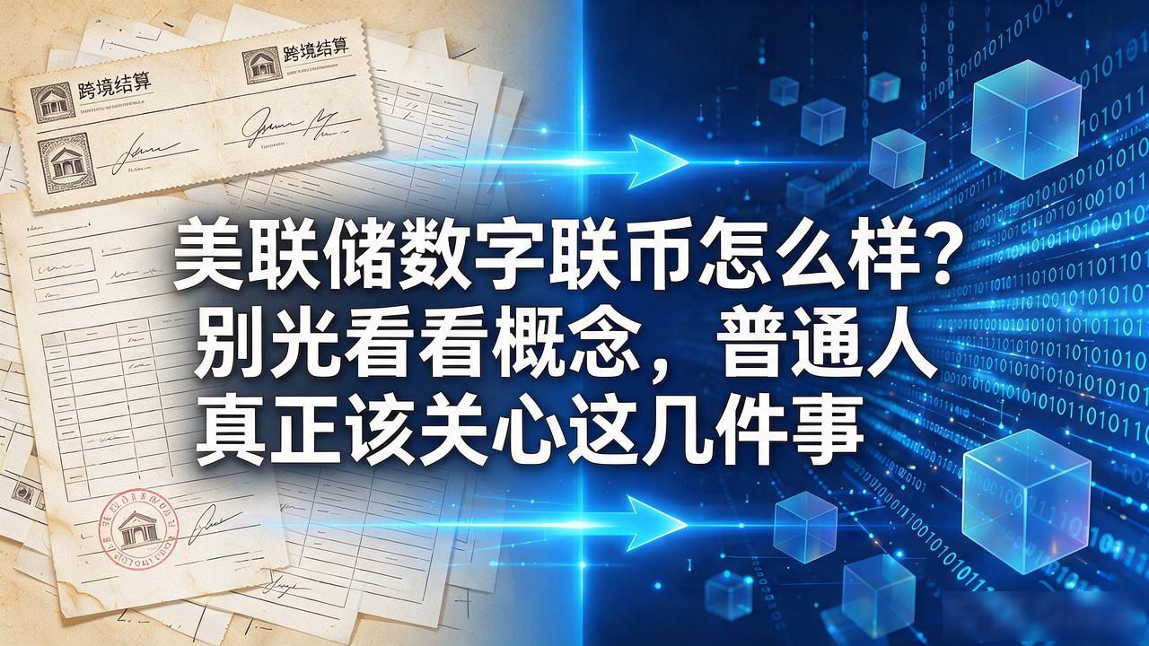 美联储数字货币怎么样？别光看概念，普通人真正该关心这几件事