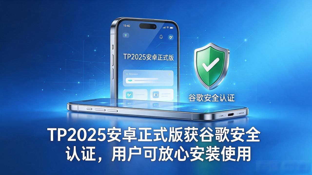 TP2025安卓正式版获谷歌安全认证，用户可放心安装使用