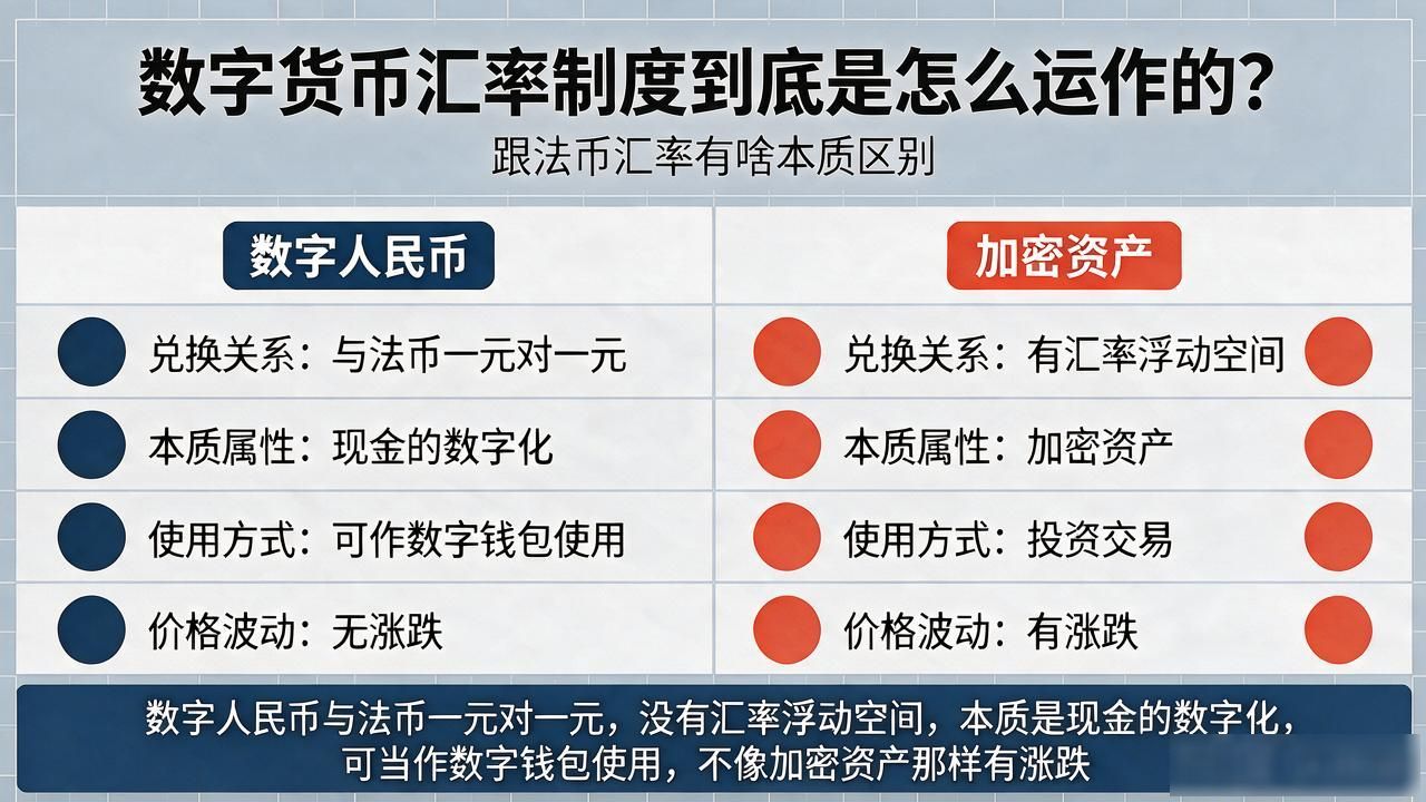 数字货币汇率制度到底是怎么运作的？跟法币汇率有啥本质区别