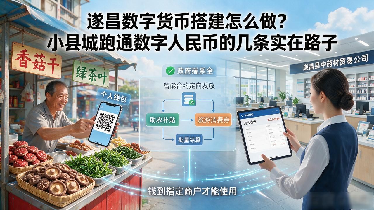 遂昌数字货币搭建怎么做？小县城跑通数字人民币的几条实在路子
